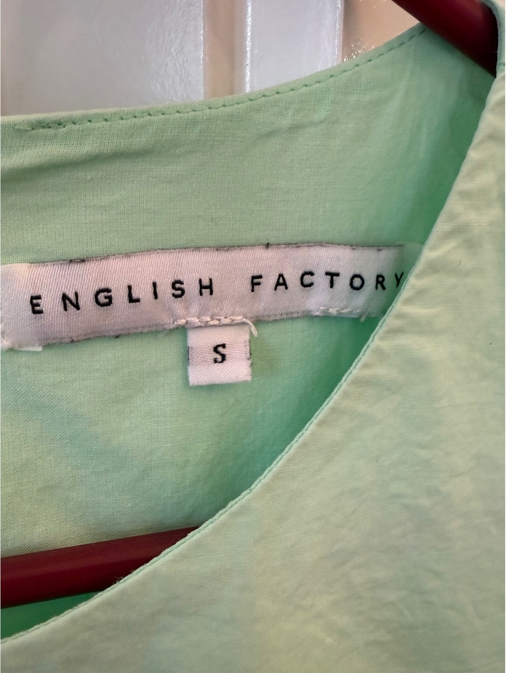 English factory mint green dress for women’s size small - Picture 2 of 7